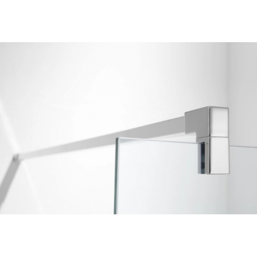 Душевая перегородка AQUATEK Walk in AQ WIW 08020CH 80х200 см прозрачное стекло профиль хром